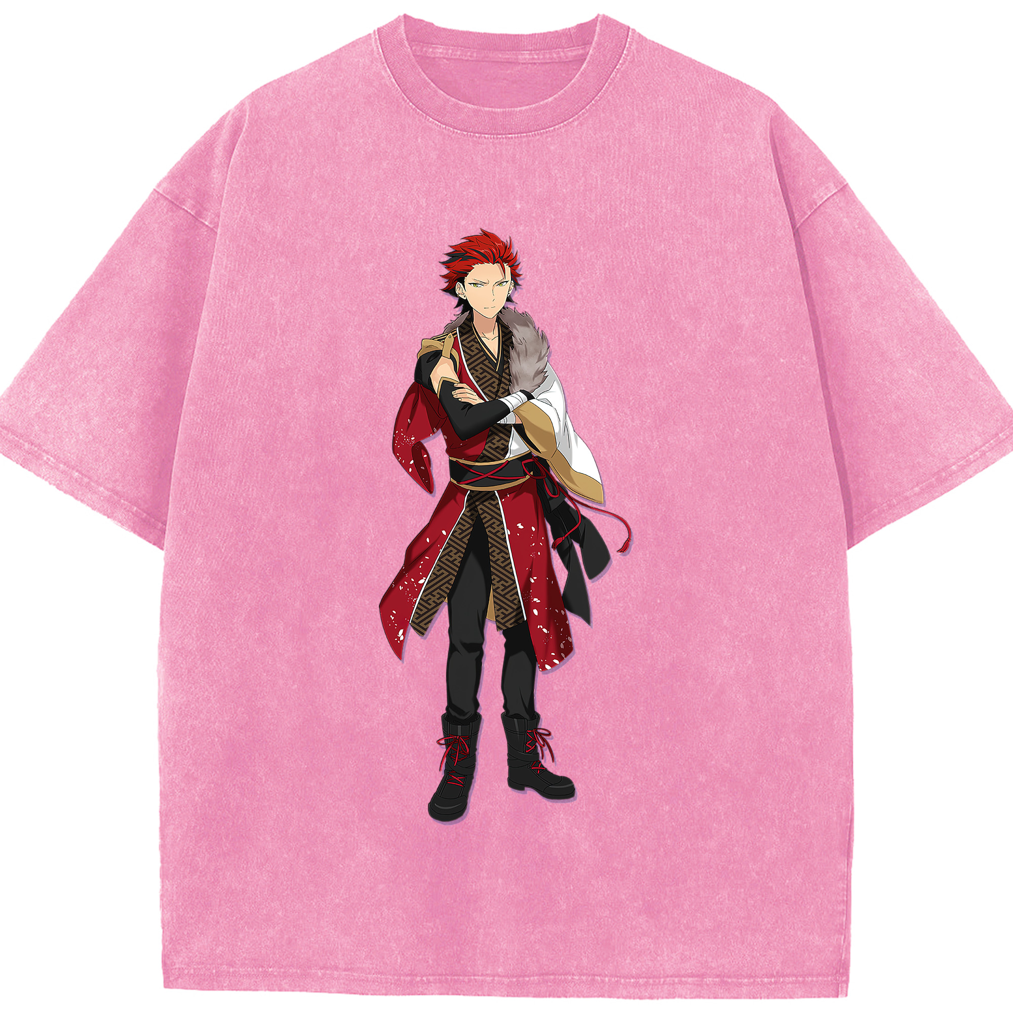 （画像用） あんさんぶるスターズ! Ensemble Stars 綿100% ヴィンテージ風 半袖Tシャツ（フロントプリント）